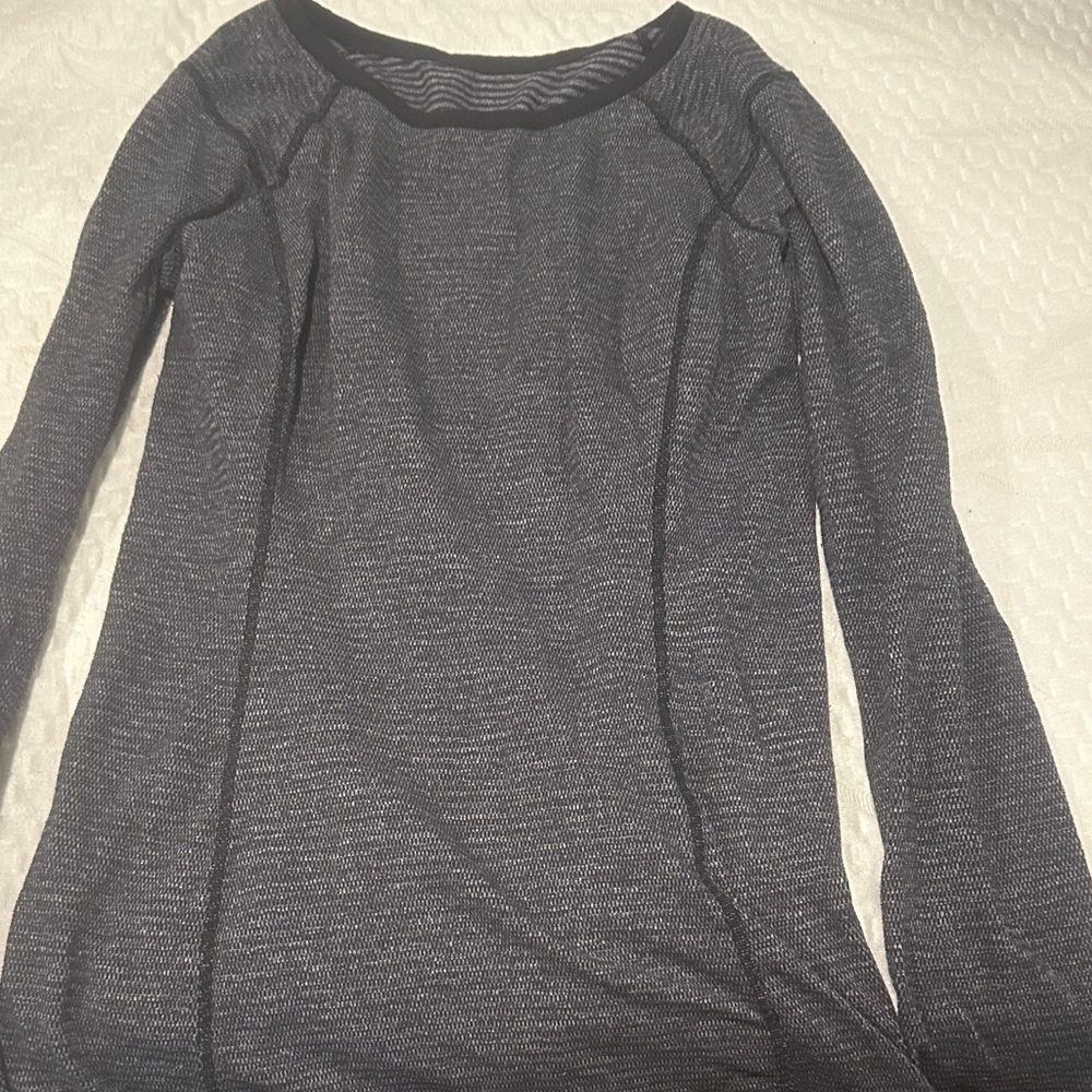 Women's Gray Long Sleeve lululemon Top